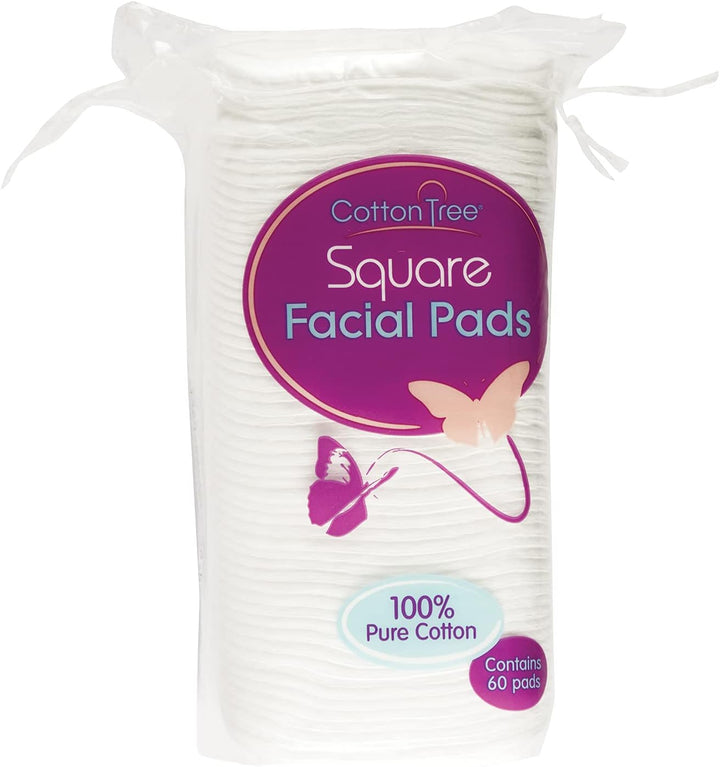 100 Percent Pure Cotton, round Cotton Wool Pads, 80 Count
