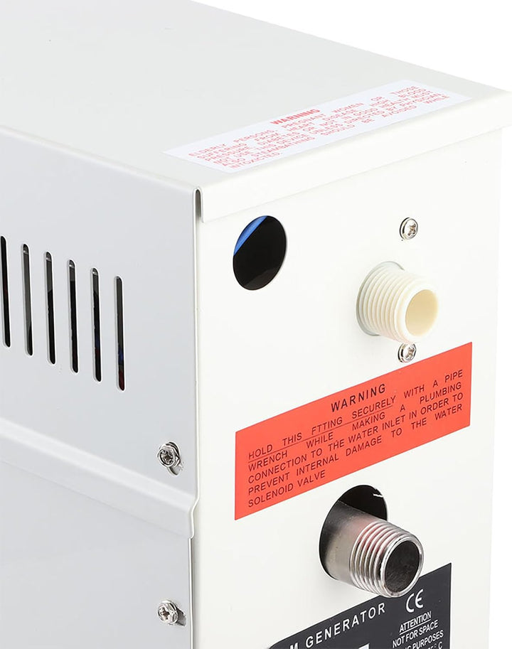 4.5KW Steam Generator, Sauna Generator with LED Display Controller, Automatic Shutdown 1.2 Bar Pressure Relief Valve Home Steam Shower System, Sauna Steam Bath Heater