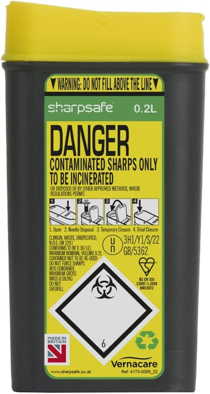 0.2 Litre Sharps Container