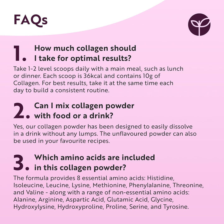 Collagen Powder 500G - Premium Gold Standard Bovine- 50 Servings - Collagen Peptides Supplement with 8 Essential Amino Acids - Made in the UK