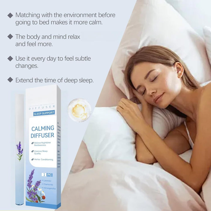 2PCS Natu/Ral Her/Bal Aromatherapy Diffuser Pen,Lung Cleansing Inh/Aler for Breathing Support,Flavoured Air Inh/Aler for Men & Women,Stress Relief & Blocked Nose