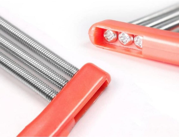 5X Facial Hair Remover Tool for Women and Men, Spring Threading Tool for Face Hair/Upper Lip Hair/Eyebrows, Spring Facial Epilator, Manual Ladies Facial Fluff Remover