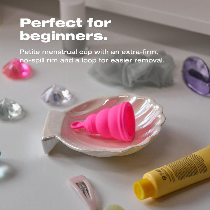 Lily Cup One - the Collapsible Menstrual Cup for Beginners, Period Cup for Teens