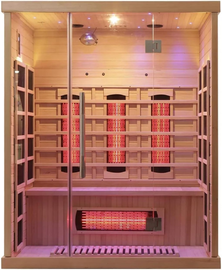 Sauna Accessories Full Ceramic Sauna Heater Tube with Remote Control - Relaxation, Steam Generator Panel for Home Sauna
