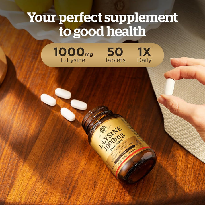 Lysine 1000 Mg, 50 CT