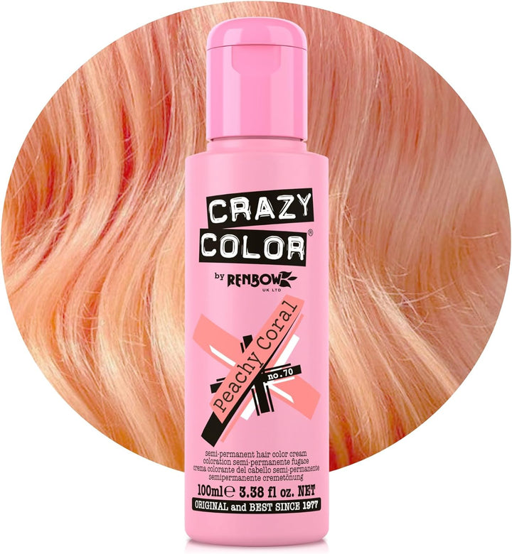 Vibrant Vermillion Red Semi-Permanent Hair Dye. Highly Pigmented Scarlet Red Conditioning & Oil Nourishing Vegan Formula | No Bleach or Ammonia | 100Ml