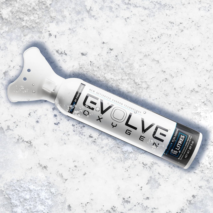 15-Litre Pure Oxygen Canister with Breathing Cup | Portable Oxygen Can | Ideal for Home Use and Outdoor Activities | Designed by Firefighters | Made in Britain | Pack of 2