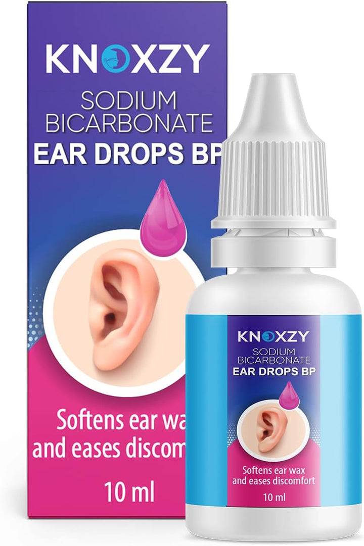 Sodium Bicarbonate Ear Wax Removal Drops, Clinically Tested Ear Drops, Ear Wax Softener for Clogged Ear Relief and Swimmer’S Ear - 10Ml (Pack of 3).