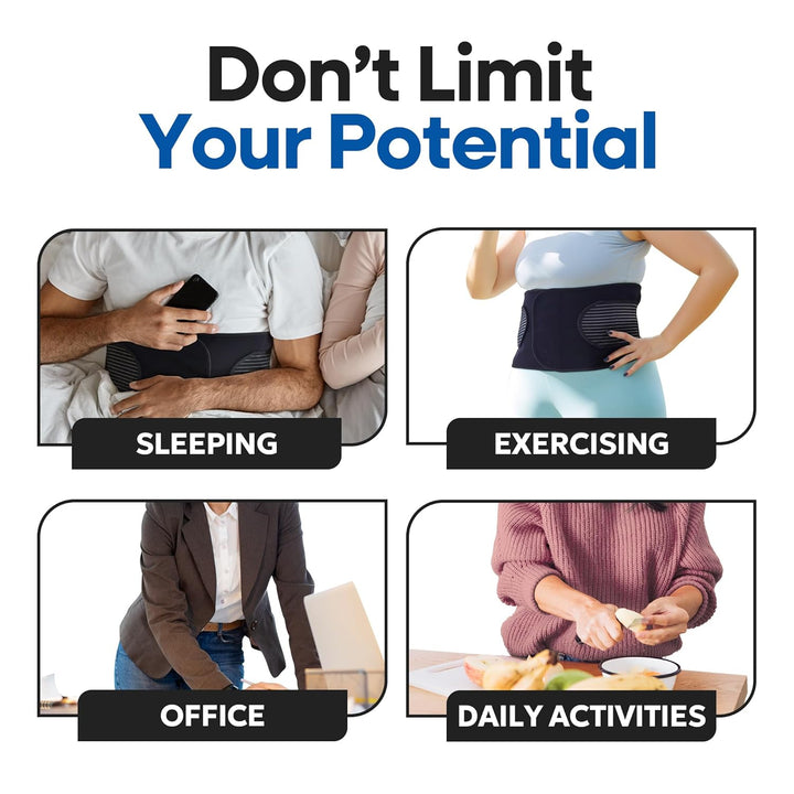 Plus Size Hernia Belt for Men & Women | Post Surgery Abdominal Binder Postpartum Belly Band Belly Wrap | Hysterectomy, Umbilical Inguinal Hernia | Belly Binder & Tummy Tuck (XXXL)