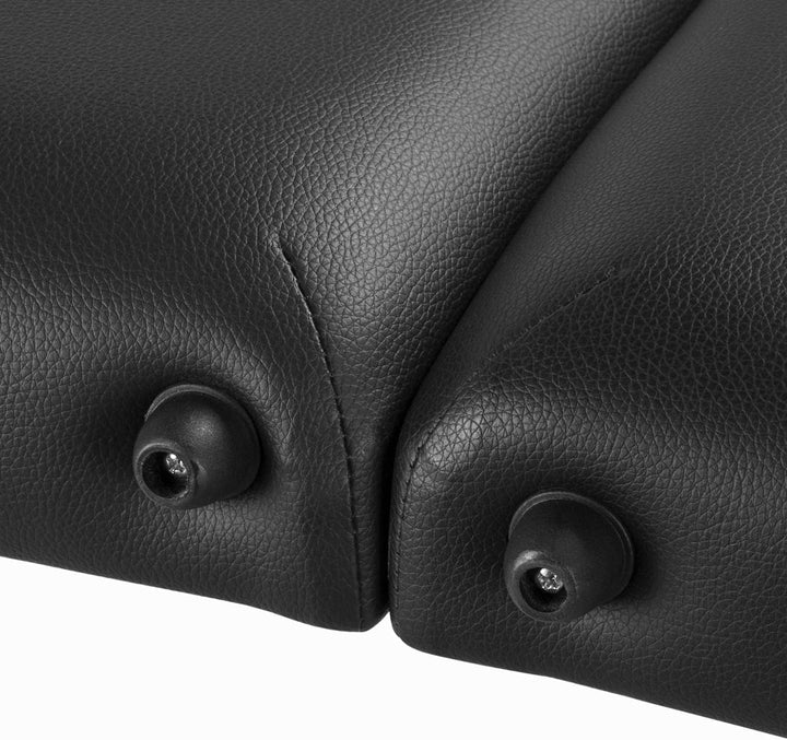 Folding Massage Table Portable Salon Couch Bed Professional Beauty Tattoo Therapy Table with Adjustable Legs 3 Sections