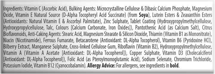 Original One-A-Day Formula Tablets to Support Vision Acuity and a Healthy Vision, by