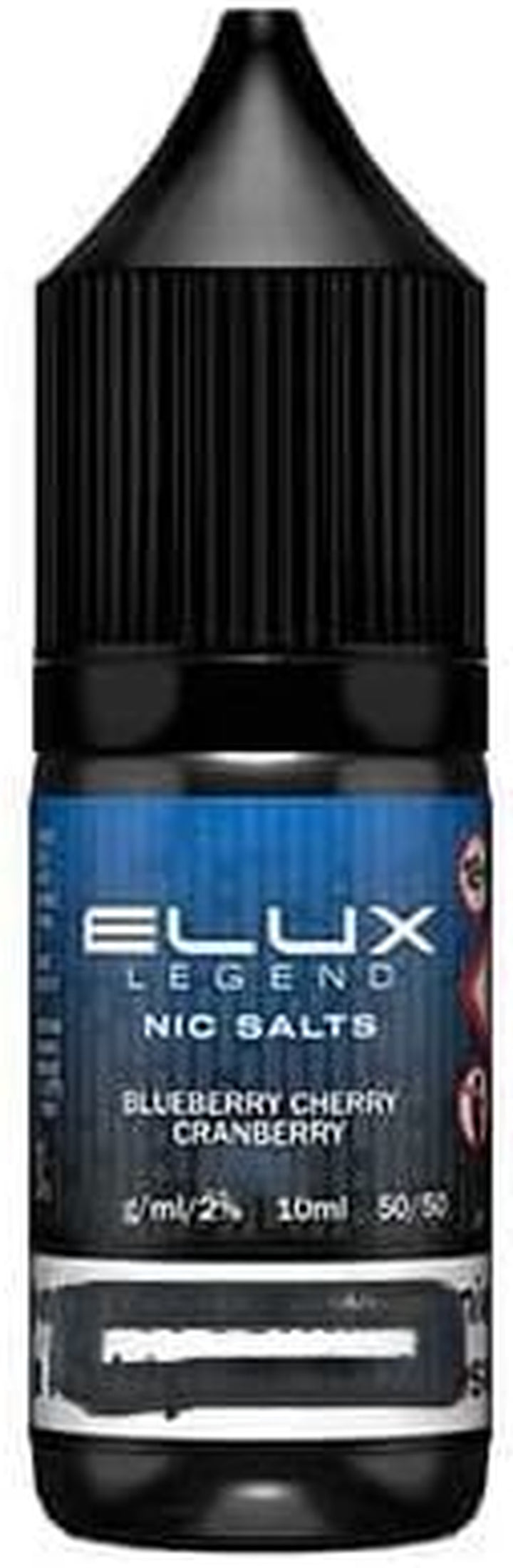5X Eluxlegend Nic Salt | 5 X10 Ml | Smooth Inhale | Aromatic Clouds | No Nicotine | Pack of 5 (Strawberyraspberrycherry 20)