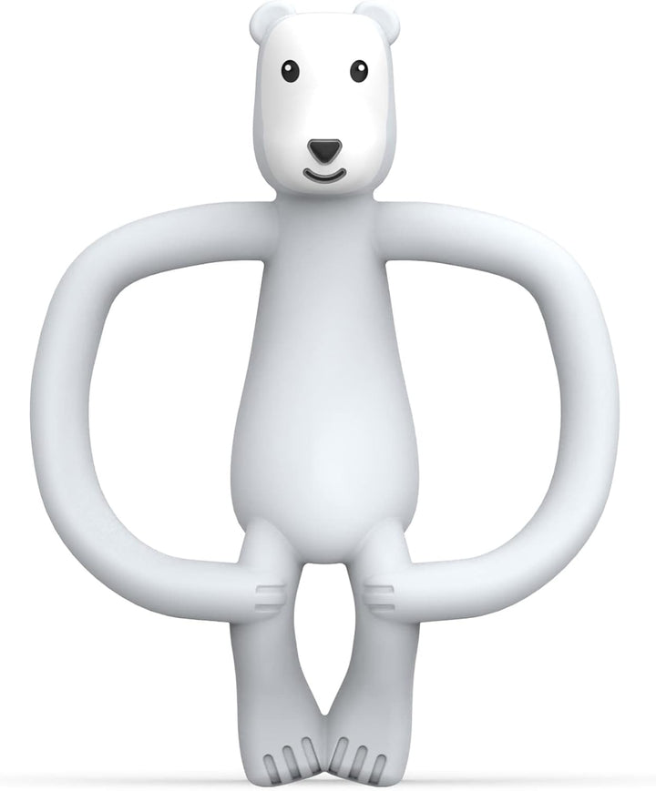 , Antimicrobial Silicone Teether & Gel Applicator, Easy to Grip, BPA Free, 3 Months Old+, 11 Cm, Gigi Giraffe, Pack of 1