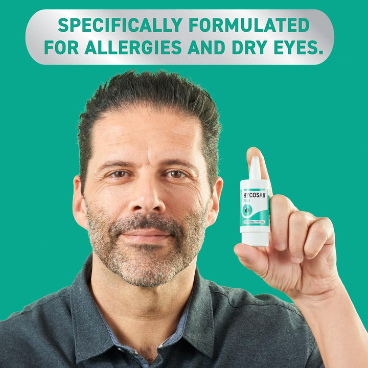 plus - Dry Eye Drops with Hyaluronic Acid and Dexpanthenol for Soothing Hydrating Relief and Healing Support for Eyes Recovering from Injury or Surgery - Preservative Free - 225 Measured Doses