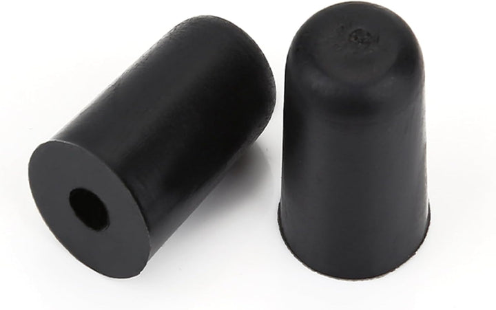 4Pcs Cello Endpin Tip Portable Cello Rubber Endpin Tip Protector End Cap Accessory Instrument Replacement Black