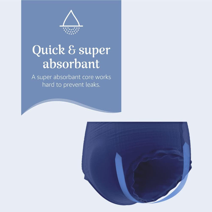 Men’S Pants plus Large, 28 Count (4 Packs of 7), Blue