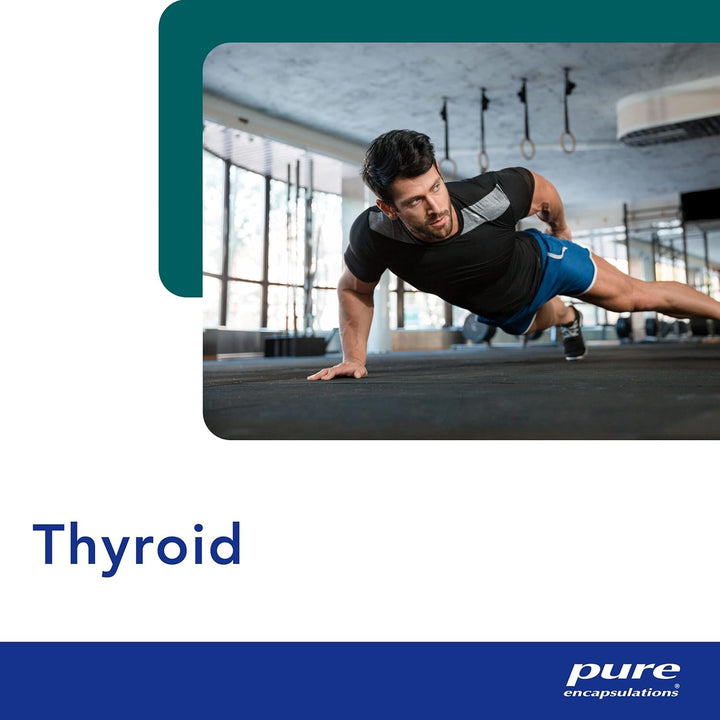 Thyroid Support Complex - Blend of Vitamins and Minerals - Reduces Fatigue, Supports Energy and Thyroid Function - Includes Vitamin C, Iodine, Selenium, and Zinc - 60 Capsules