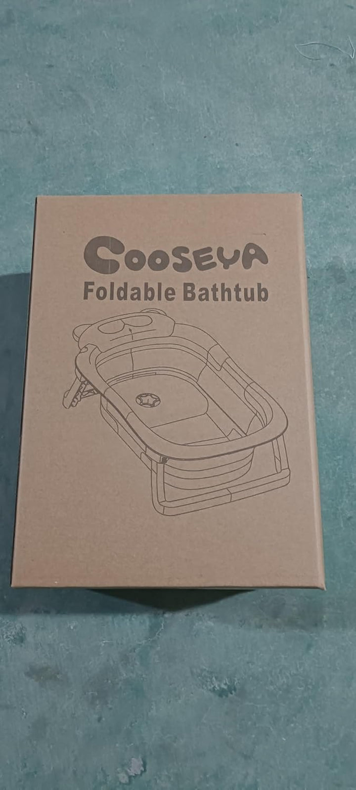 Baby Bath Tub Foldable, Baby Bathtub Collapsible Essentials for Newborn with Soft Cushion (0-18Months), Baby Shower for Infant to Toddler Gift Portable Space-Saving Travel,Grey