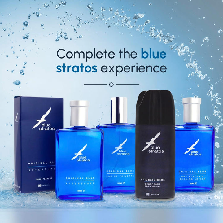 Pre-Electric Shave Lotion, Original Blue for Men, Lifts Beard & Reduces Irritation, Cooling Effect, Classic Scent of Cedarwood, Vanilla, and Musk, 100Ml