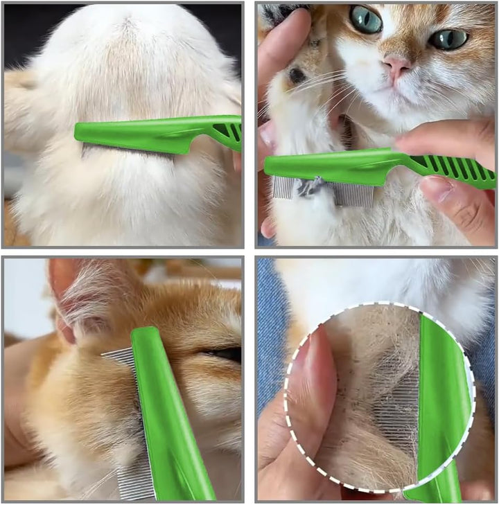 4 Pcs Lice Comb, Stainless Steel Tooth Comb, Lice Removal Combs