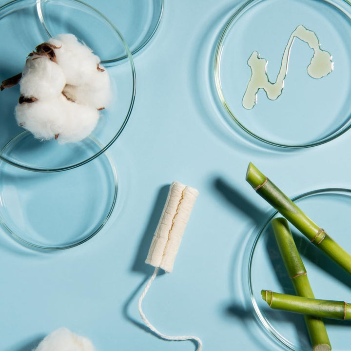 Organic Tampons Regular | 18Ct | Pesticide & Metal Tested, 100% Organic Cotton, Best Absorbency | No-Shed Sleeve, Sugarcane Applicator