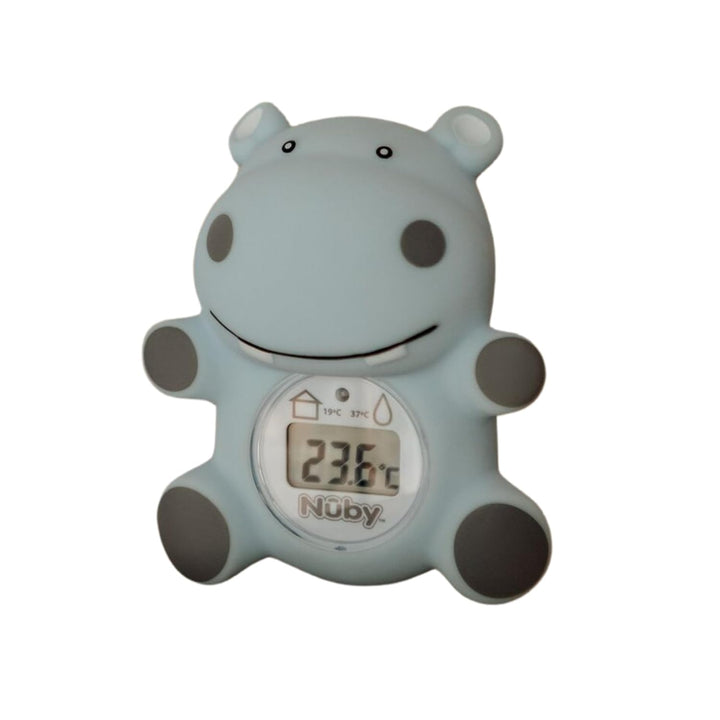 Penguin Baby Bath Thermometer - Digital Thermometer with Easy to Read Screen | BPA Free | Suitable from Birth (Grey)