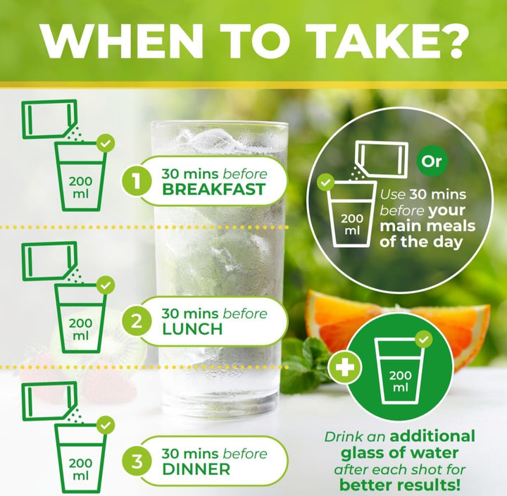 – GLP-1 Safe Alternative – 30 Sachets Prebiotic Nutritional Supplement for Vegan Gut Health & Weight Management – Digestive Support with Prebiotics, Appetite Suppressant & Fat Loss