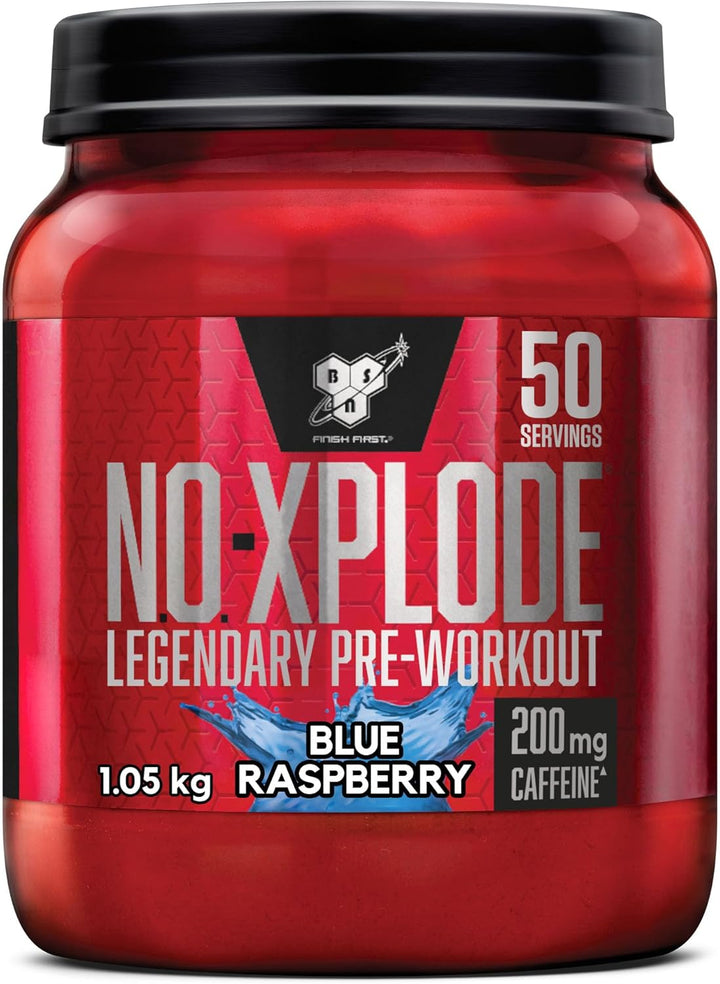 Nutrition N.O.-Xplode Pre Workout Powder Food Supplement, Energy and Focus Support with Caffeine, Amino Acids, Vitamin C and Zinc, Purple Power Flavour, 30 Servings, 390G (Packing May Vary)