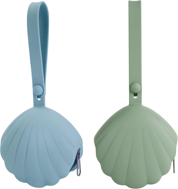 Dummy Case, 2 Pack Dummy Holder Case, Portable Leakproof Design Silicone Pacifier Holder Dummy Box, Pacifier Case for Home, Travel, Easy Clean, Bpa-Free