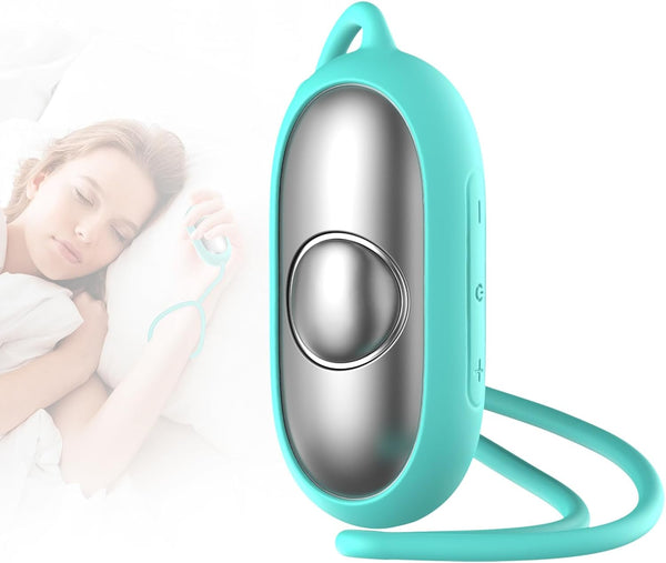 Sleep Aid Device -  Anxiety Relief for Adults, Type-C Rechargeable Microcurrent Insomnia Solution, Portable Sleep Aid for Improved Deep Sleep, Calm Palm Device (Green)