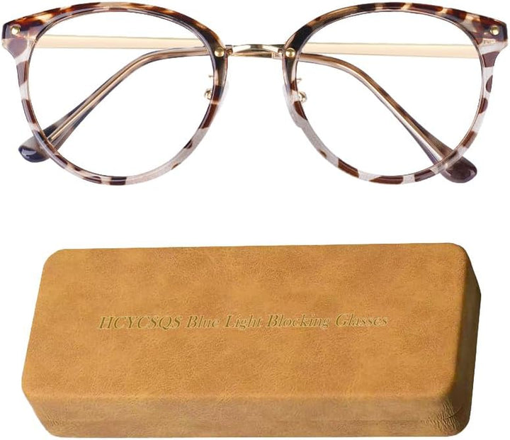 Blue Light Blocking Glasses, Computer Reading/Gaming/Tv/Phones Glasses for Women Men, anti Blue Light Glasses,Non-Prescription Lens anti Glare anti Headache Eyestrain Eyeglasses