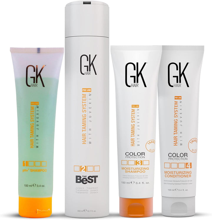 Global Keratin the Best Consumer Box Kit Smoothing Keratin Treatment Professional Brazilian Complex Blowout Straightening for Silky Smooth & Frizzy Hair