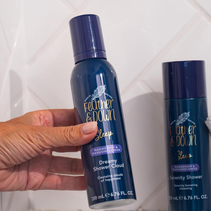 Magnesium and Passionflower Dreamy Shower Cloud (200Ml) - Foaming Shower Mousse Infused with Magnesium and Passionflower, Calms Anxiety & Stress, Relaxation Aromatherapy