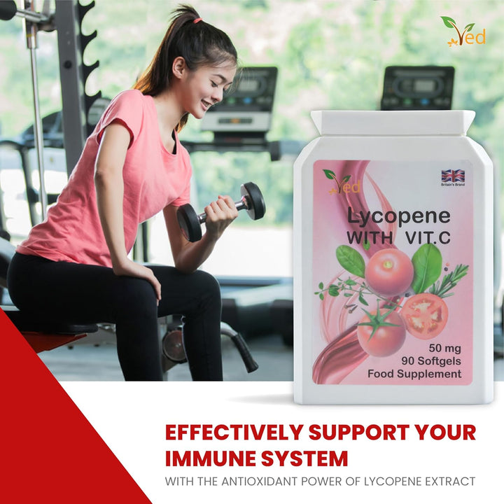 Lycopene Supplement, Supports Energy Balance, Non-Gmo, High Lycopene,50Mg (180 Count (Pack of 2))