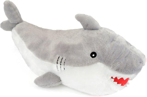 Follow That Dream 750Ml Hot Water Bottle with Large 3D Plush Novelty Cover - Shark or Dinosaur (Shark), Multicoloured