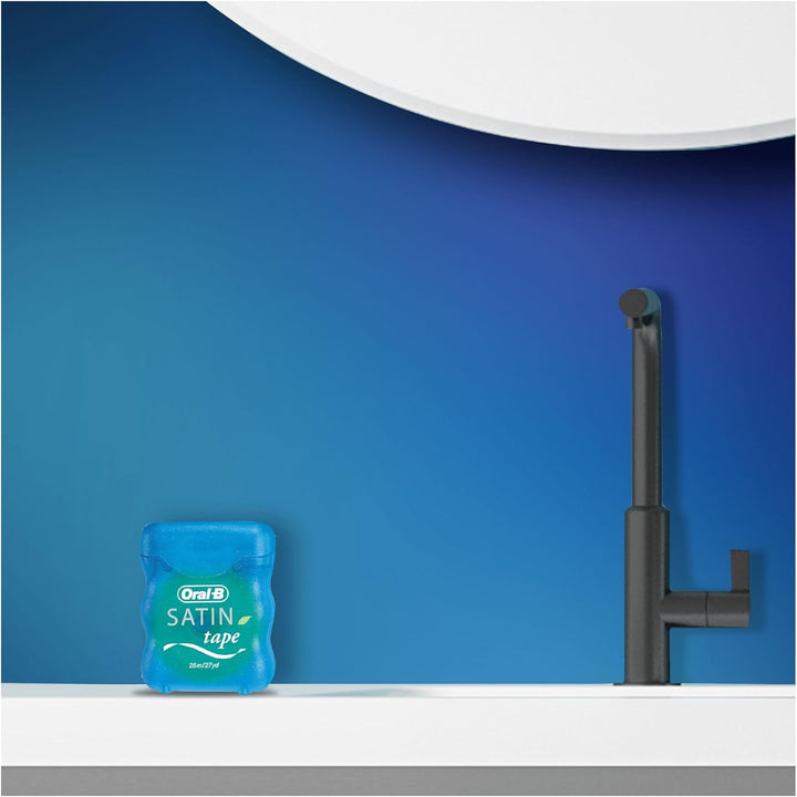 Satin Mint Dental Floss, 25 M