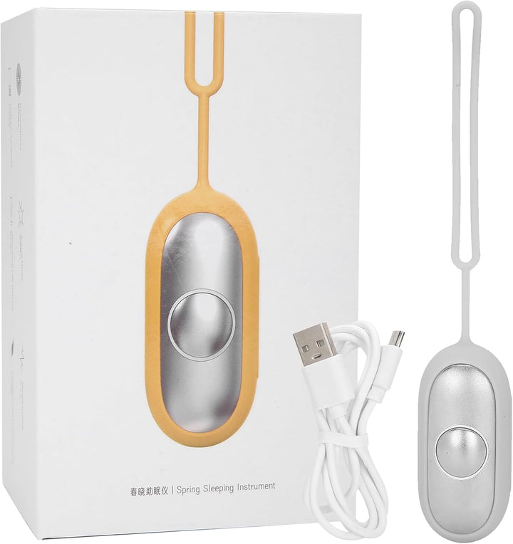 Sleep Aid Device,Calm Carry for Adults Anxiety Relief,Usb Rechargeable Microcurrent Insomnia Solution,Portable Holding Sleep Aid for Improved Deep Sleep,Sleep Aid Device Easy to Use (Yellow)