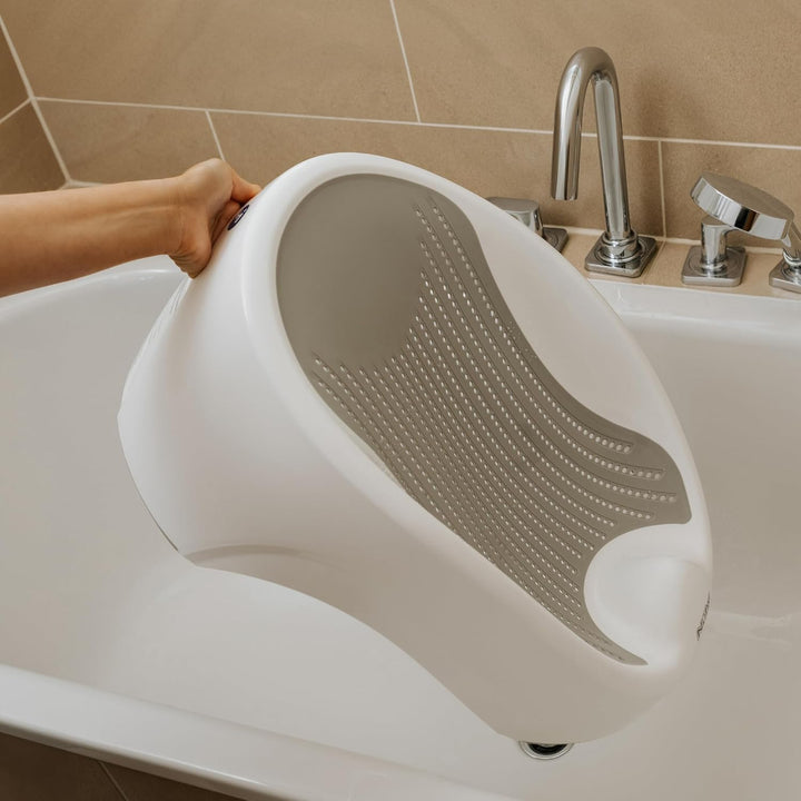 Newborn Baby Bath Support - Ergonomic Design | Lightweight and Portable | Anti-Slip | Suitable from Birth (White)