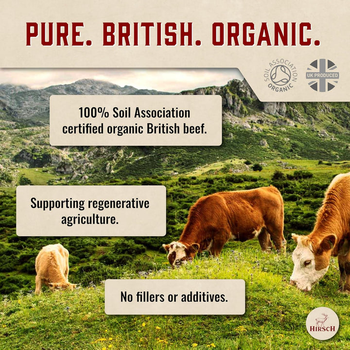 Organic UK Grass Fed Beef Liver Supplement - Soil Association Certified 100% Organic and Glyphosate Free & Vitamin & Mineral 3Rd Party Tested
