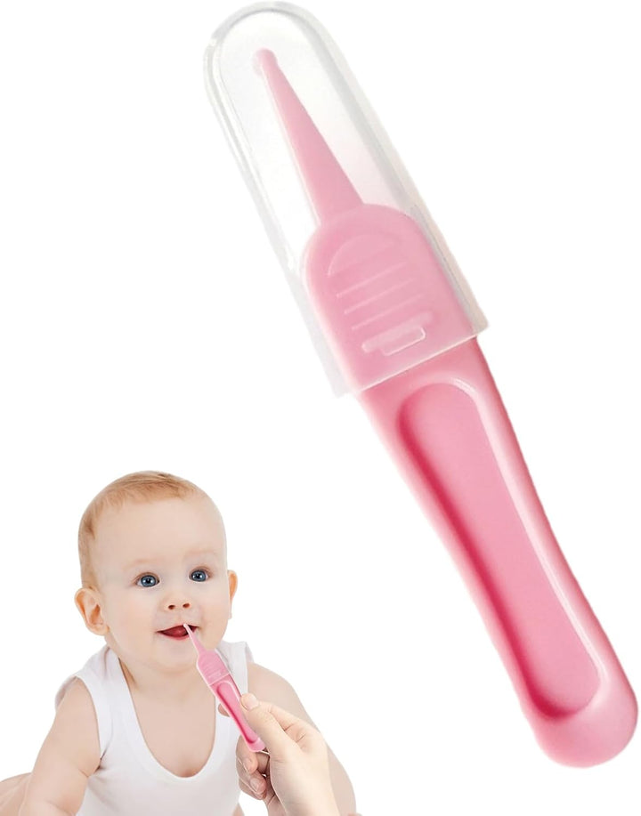 Nose Tweezers for Kids, Baby Daily Care Delicate Cleaning, Prevent Choking, round Top Design and Easy Use, No Rust, Use Simply, for Cleaning Ear Canals, Nasal Passages