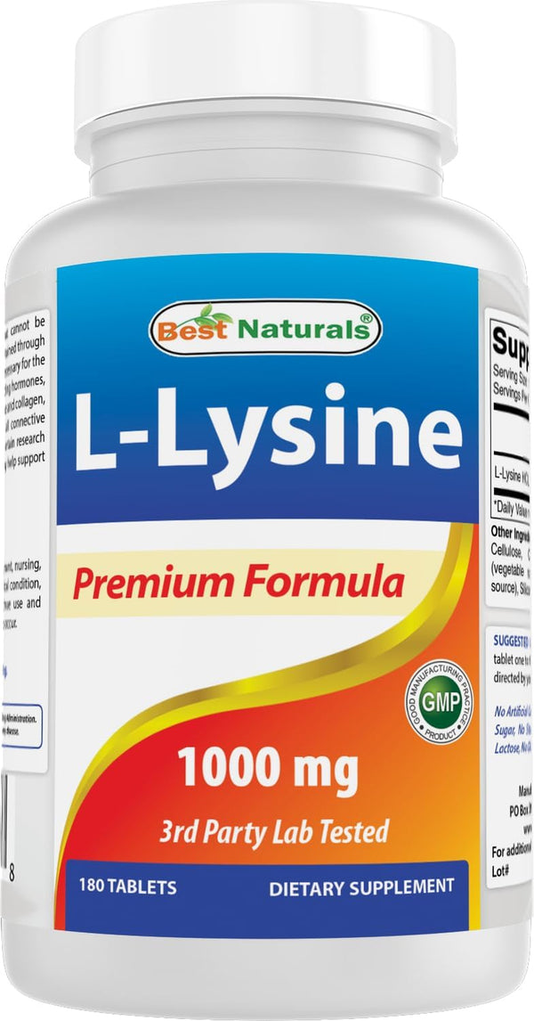 L-Lysine 1000 Mg 180 Tablets