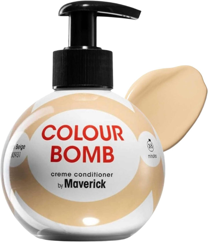 Colour Bomb Burgundy Hair Colour Depositing Conditioner 250Ml – Vibrant Gloss & Shine, Softening & Nourishing Colour Refresh Treatment, No Mix, Vegan, Ammonia & Peroxide Free