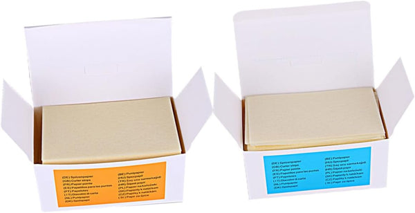 2 Boxes Hairdressing Perm Paper for Salon and Home Use High Temperature Resistant and Absorbent Hair Perm End Wraps Practical Non-Woven Thin for Professional Hair Random Color