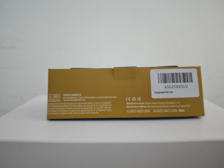 Dark Red Lens Sleep Glasses, 100% Blue & Green Light Blocking Glasses for Better Sleep, anti Eyestrain Women Men