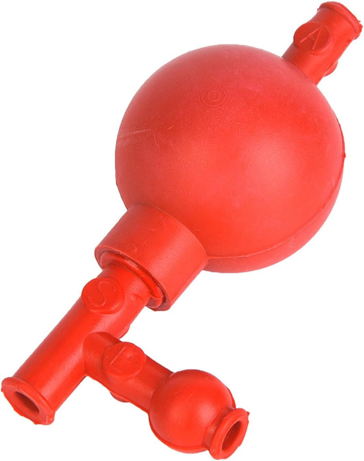 Resistant Red Quantitative Suction Bulb for Easy and Convenient Filling of Pipettes in the Laboratory