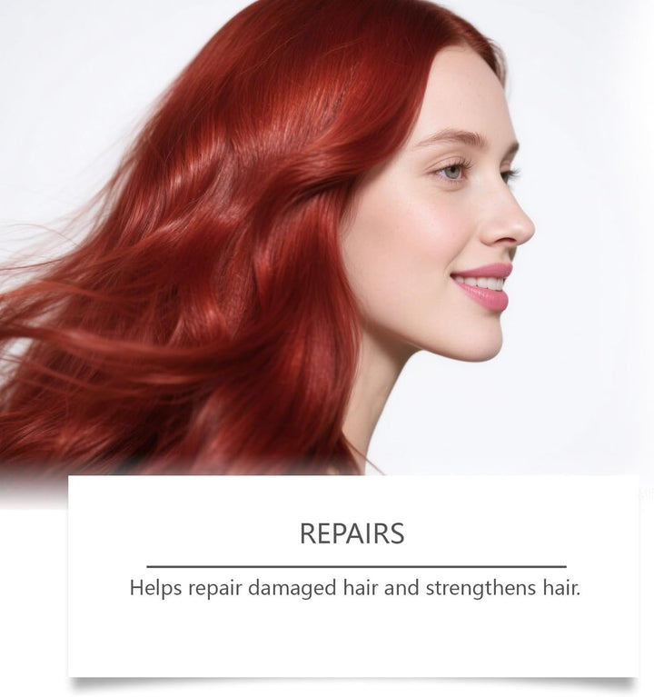 Red Hair Maske, Color Depositing Red Hair Maske, Colour Protect Conditioner, Repair and Enhances Reds Tones for Color-Treated Hairs, Refreshes Colors & Tone