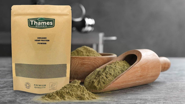 Organic Hemp Protein Powder 500G, Certified Organic, Non-Gmo, Vegan, No Additives, No Preservatives, Resealable Bag by  500G