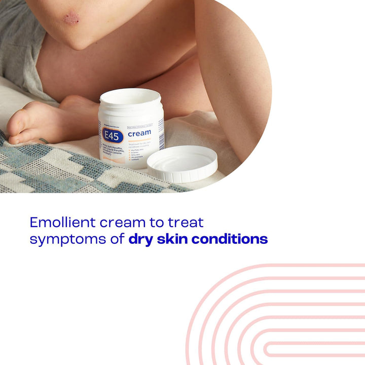 Cream 125 G – Moisturiser for Dry Skin and Sensitive Skin - Emollient Body Cream to Soothe Dry and Irritated Skin - Itchy Skin, Eczema Cream - Perfume-Free Face Cream and Non-Greasy Hand Cream