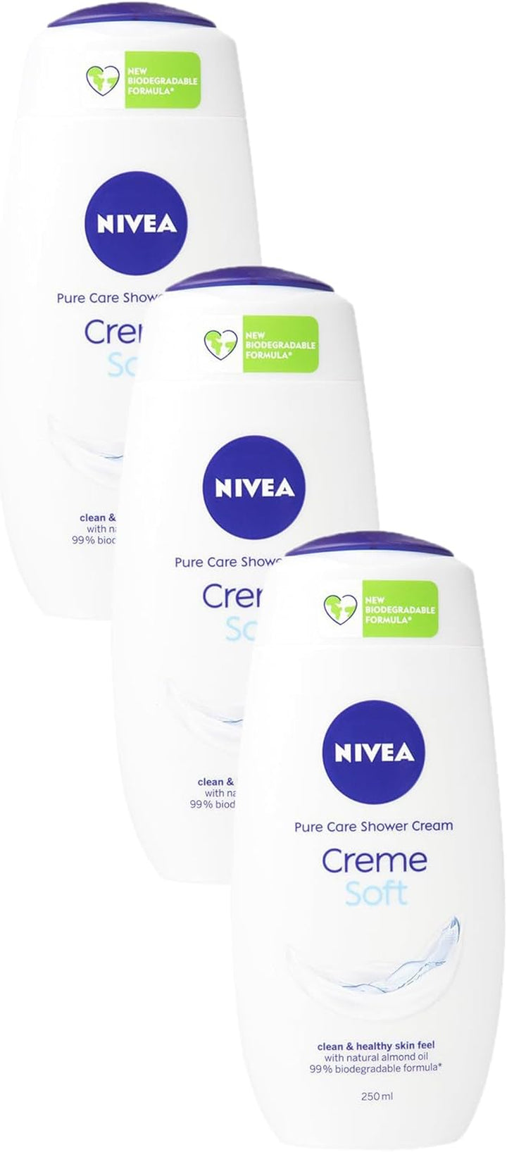 Care Shower Creme Soft (250 Ml) Enriched with Almond Oil, Moisturising Gel Body Wash, Skin Moisturiser with Mild Scent