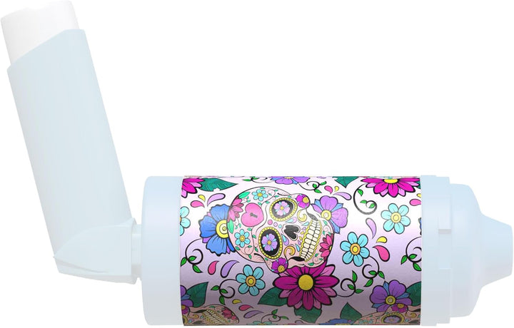 Spacer Cover in over 30 Designs – Vegan Leather Spacer Case for Kids and Adults – Handmade in England (Aint Easy Being Wheezy, Aerochamber plus Flow-Vu)